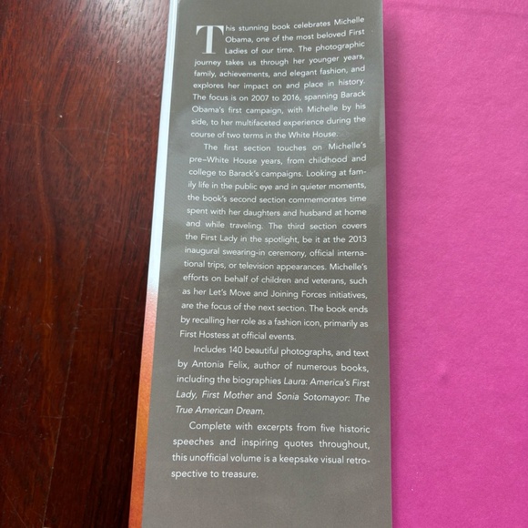 Barack Obama and Michelle Obama - 2 Hardcover Books - Picture 8 of 12